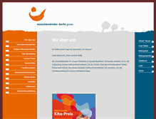 Tablet Screenshot of menschenskinder-berlin.eu